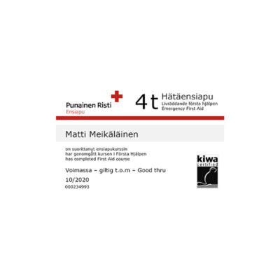 SPR hätäensiapu verkkokurssi